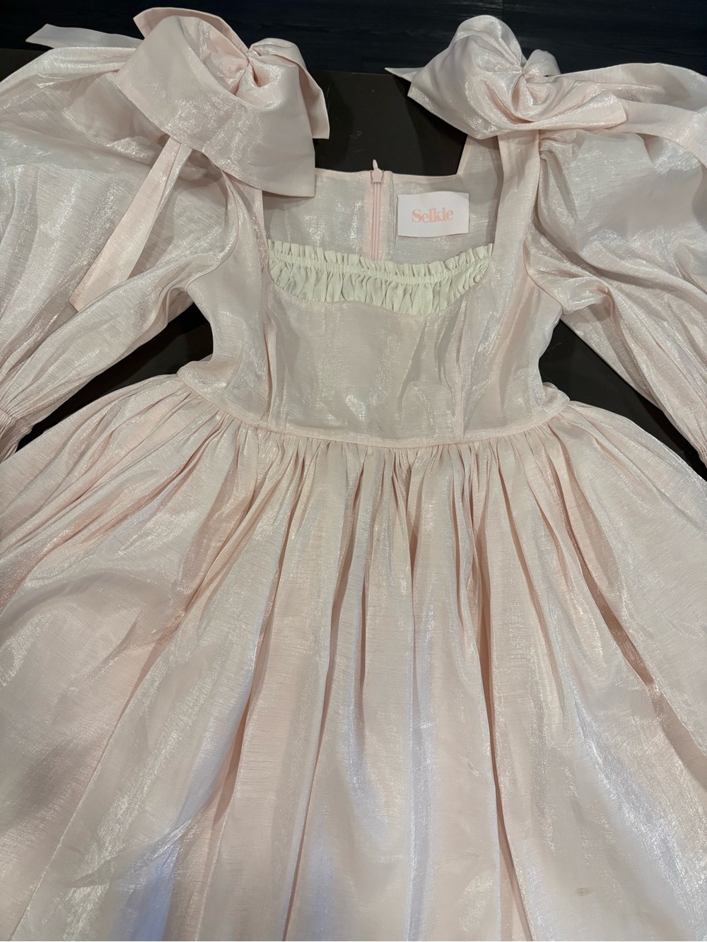 Selkie DaVinci Ruffled Puff Dress - Picture 2 of 7
